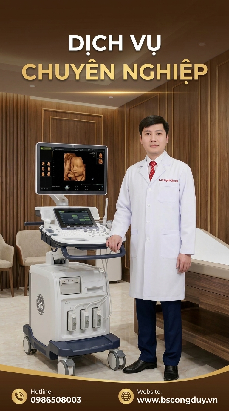 Phòng siêu âm tại Phòng khám DUY VŨ